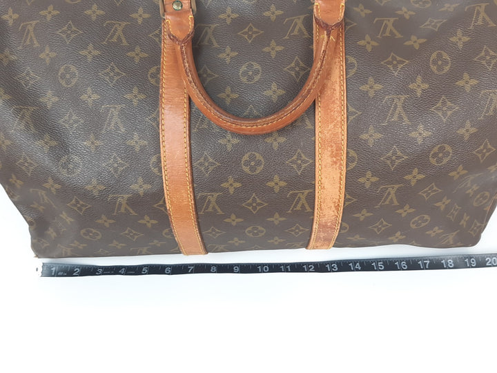 Louis Vuitton Monogram Keepall 50 M41426 Boston Bag SD824 Authentic20
