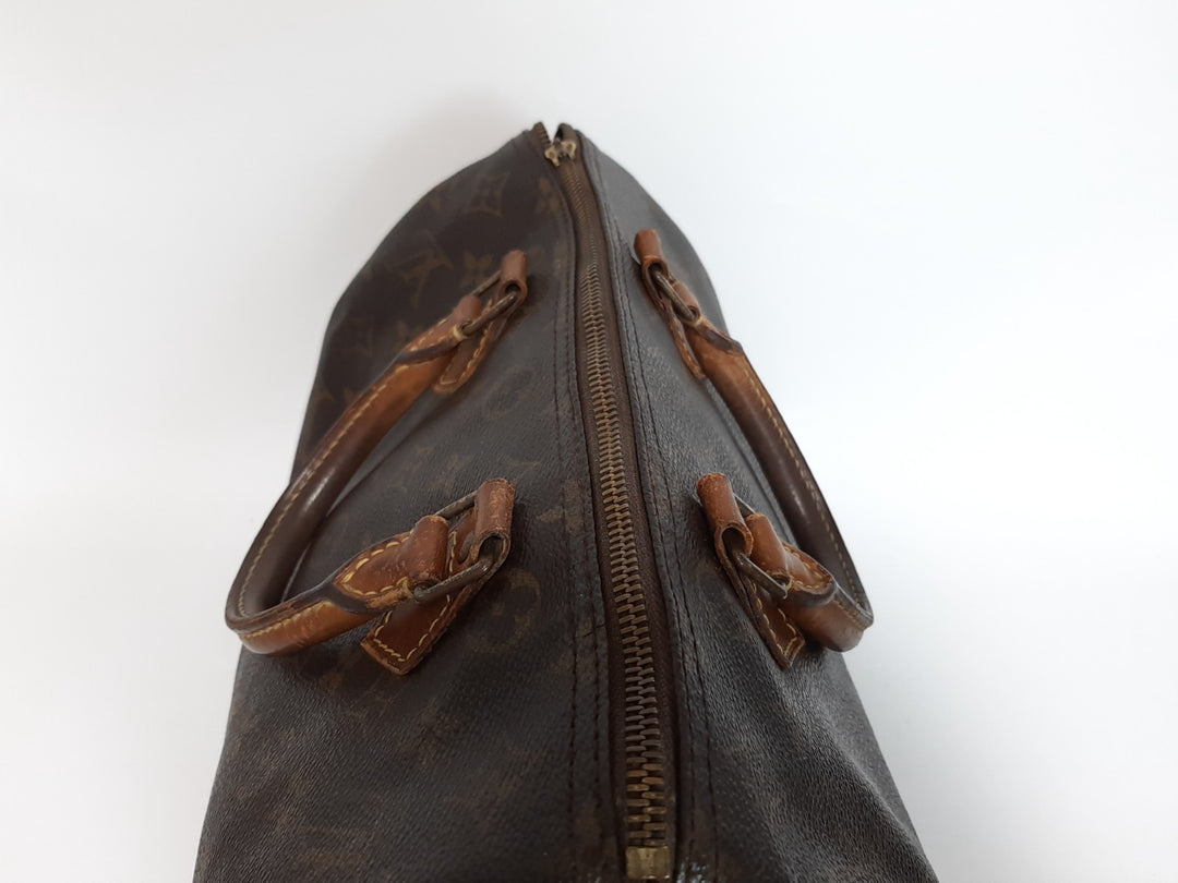 LOUIS VUITTON Speedy30 M41108 Monogram  Hand Shoulder Bag Brown SP09746