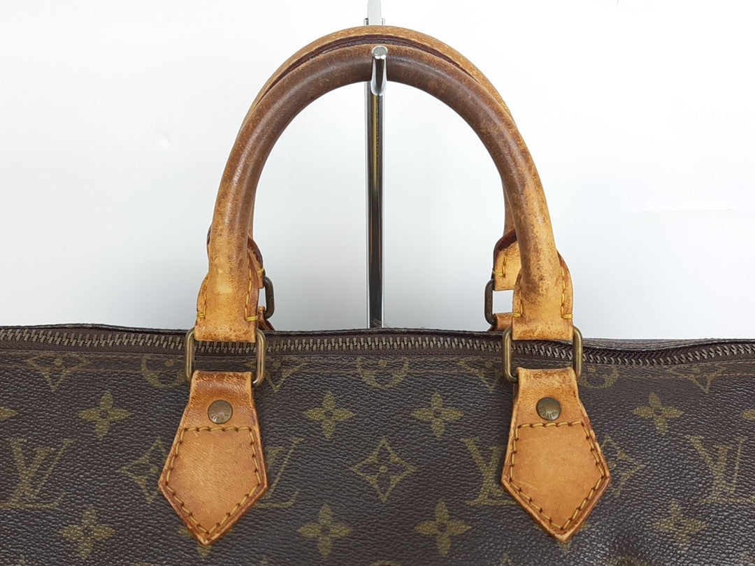 Louis Vuitton LV Hand Bag Speedy 35 M41524 Brown Monogram SA6322