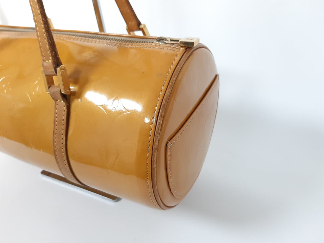 Louis Vuitton Vernis Bedford Hand Bag M91006 Vernis Monogram Yellow VI00716