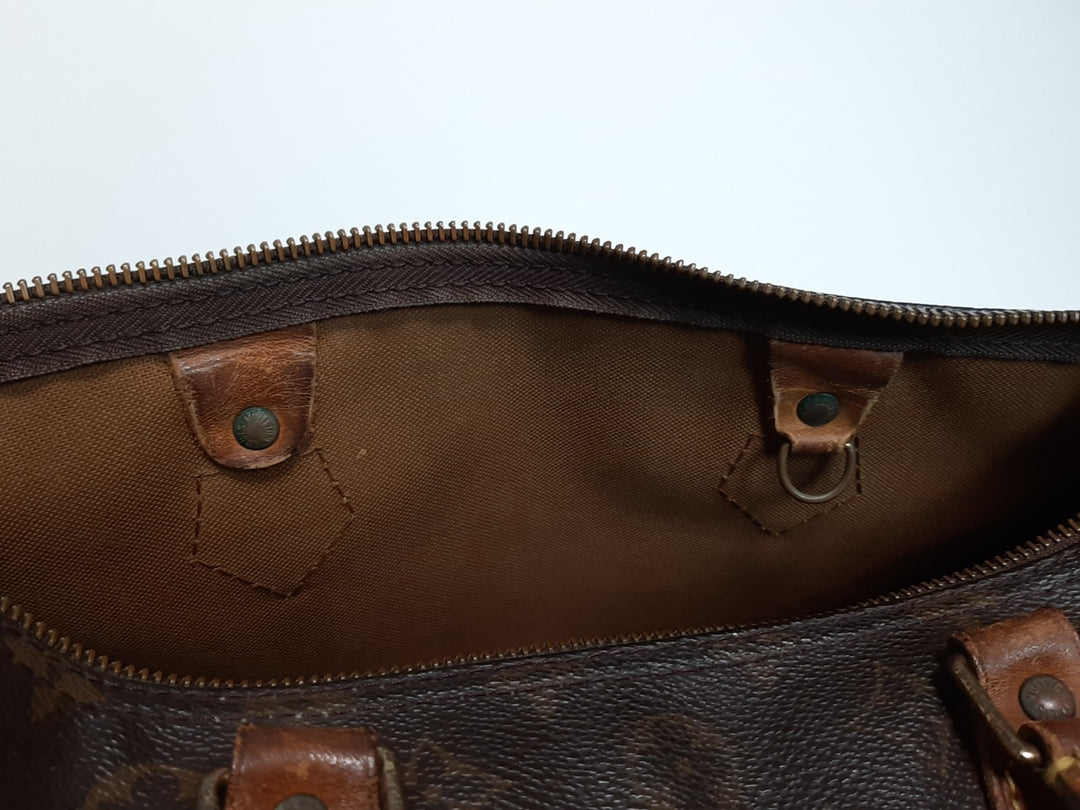 LOUIS VUITTON Speedy30 M41108 Monogram  Hand Shoulder Bag Brown SP097410
