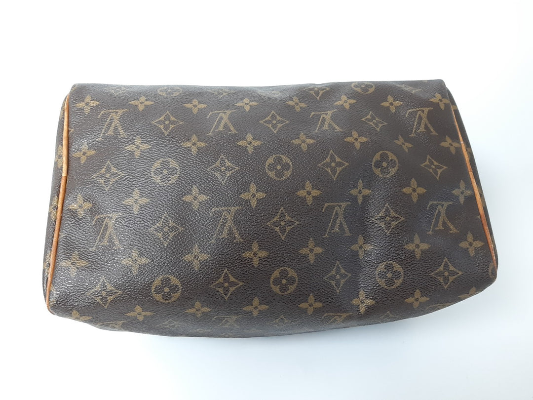 Louis Vuitton Monogram Speedy 30 M41526 Boston Bag Hand Bag TH00669