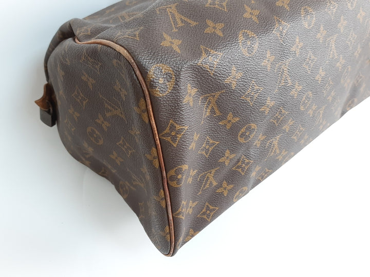 Louis Vuitton Monogram Speedy 40 M41522 Boston Hand Bag SA Padlock NO key11