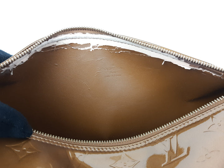 Louis Vuitton Vernis Bedford Hand Bag M91329 Vernis Monogram Brown VI006111