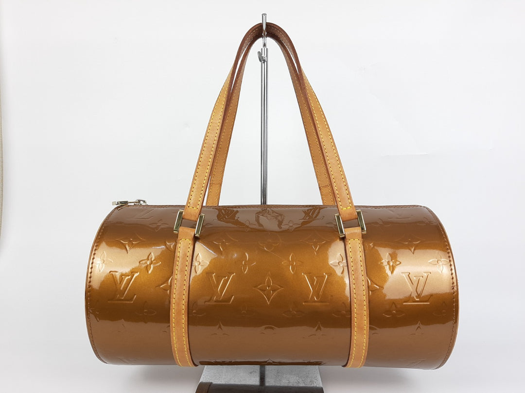 Louis Vuitton Vernis Bedford Hand Bag M91329 Vernis Monogram Brown VI00612