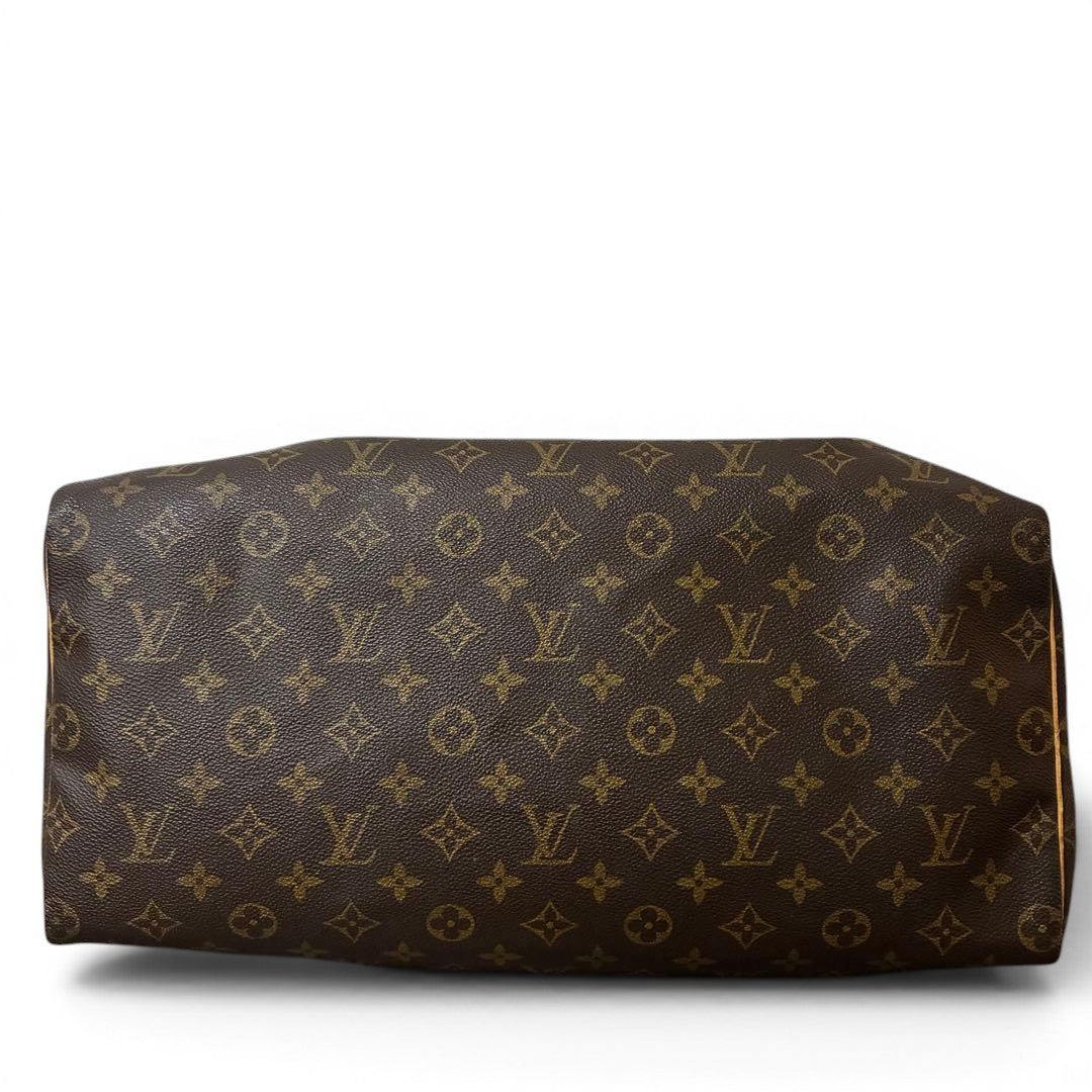 Louis Vuitton Speedy 40 Travel Hand Bag Monogram Leather Brown M41106 SP09423