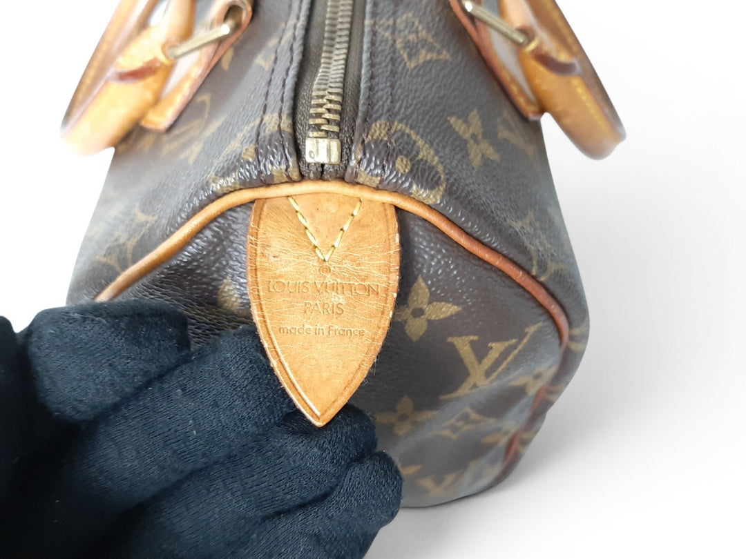 Louis Vuitton Monogram Speedy 25 M41528 Boston Bag Hand Bag TH09576