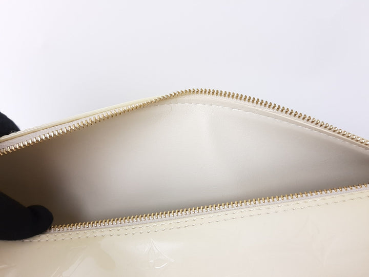 Louis Vuitton Vernis Bedford Hand Bag M91006 Vernis Monogram Yellow VI40079