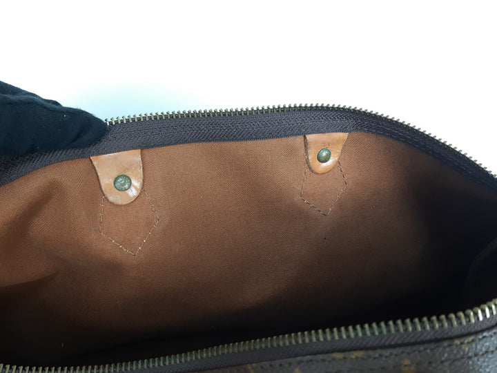 Louis Vuitton Monogram Speedy 40 M41522 Boston Hand Bag SA Padlock NO key16
