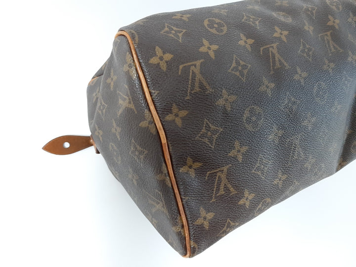 Louis Vuitton Monogram Speedy 30 M41526 Boston Bag Hand Bag TH006610