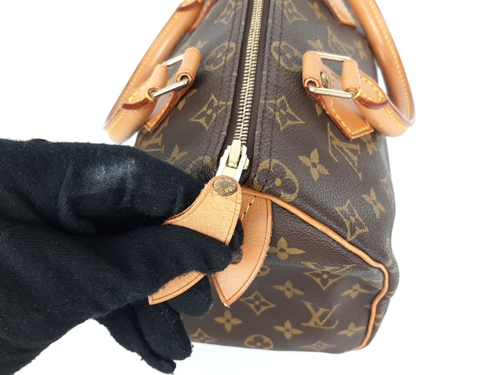 Louis Vuitton Monogram Speedy 25 M41528 Boston Bag Hand Bag SP09194