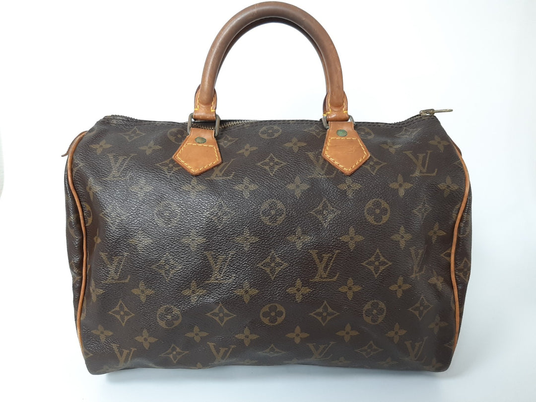 Louis Vuitton Monogram Speedy 30 M41526 Boston Bag Hand Bag VI19100