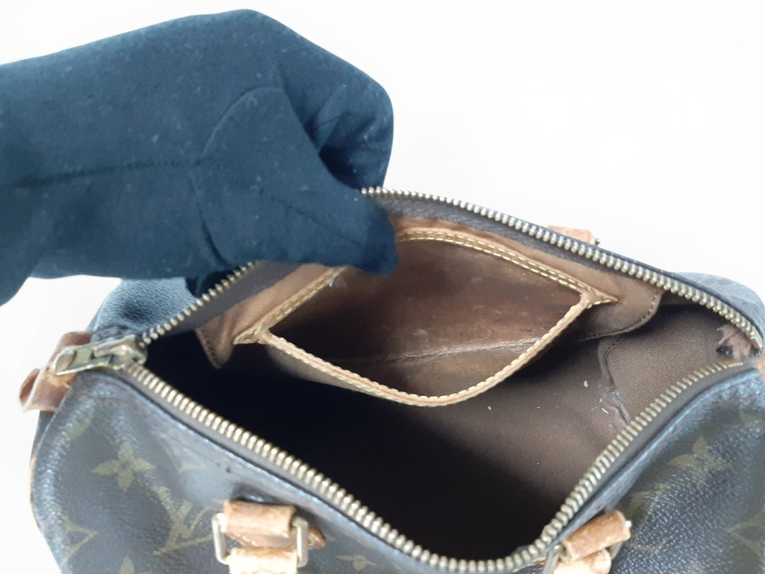 Louis Vuitton Monogram Speedy 25 M41528 Boston Bag Hand Bag SP03559