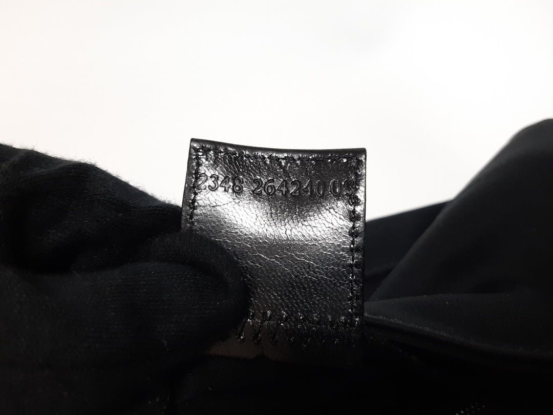 FENDI Zucca Mamma Baguette Shoulder Hand Bag Canvas Leather Black9