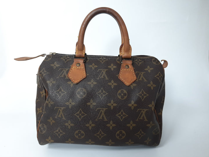 Louis Vuitton Monogram Speedy 25 M41528 Boston Bag Hand Bag MI0911 Padlock Key4