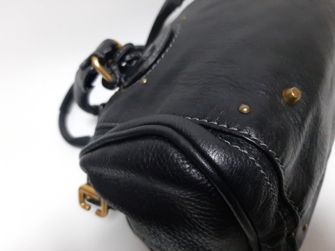 Chloe Paddington Black Glod Padlock Key Women's Hand Shoulder Bag Dust Bag9