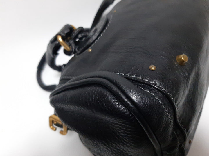 Chloe Paddington Black Glod Padlock Key Women's Hand Shoulder Bag Dust Bag9