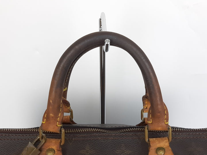 Louis Vuitton Speedy 35 Monogram Boston Hand Bag Purse SA821 Padlock Key2