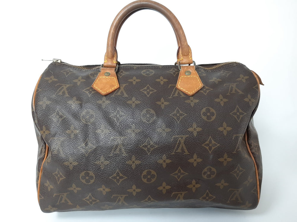 Louis Vuitton Monogram Speedy 30 M41526 Boston Bag Hand Bag VI19101