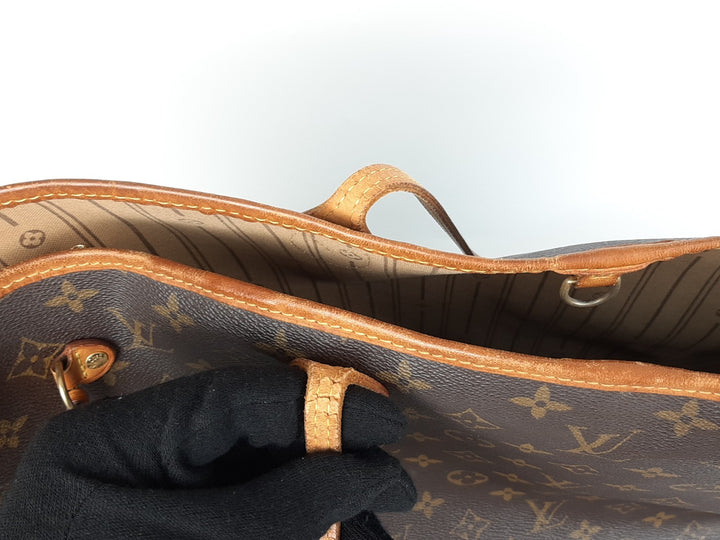 Louis Vuitton Monogram Neverfull GM M40157 Tote Hand Bag LV Auth TH400715