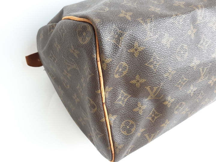 Louis Vuitton LV Hand Bag Speedy 35 M41524 Brown Monogram SA6328