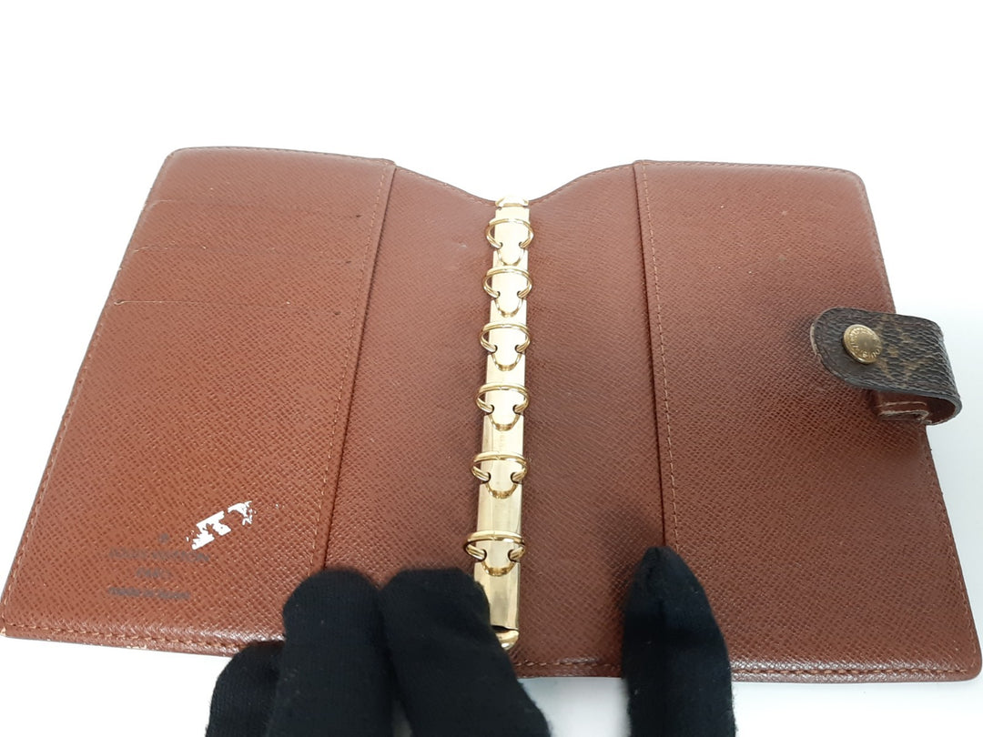 Louis Vuitton LV Agenda PM R20005 Notebook Cover Monogram Brown CA00314