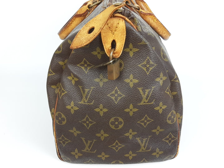 Louis Vuitton LV Hand Bag Speedy 35 M41524 Brown Monogram SA6324