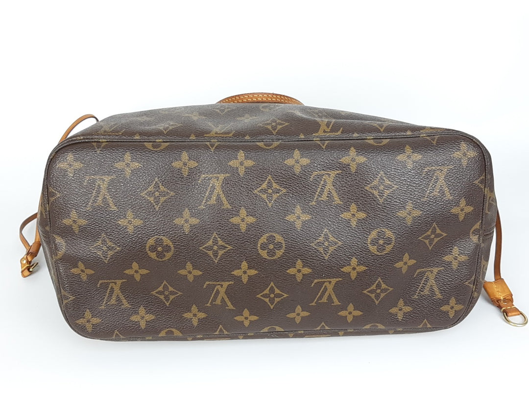 Louis Vuitton Monogram Neverfull MM M40156 Shoulder Bag Brown AR10989