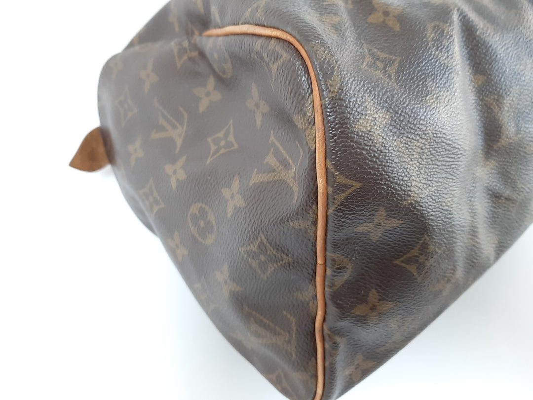 Louis Vuitton Monogram Speedy 30 M41526 Boston Bag Hand Bag VI19107