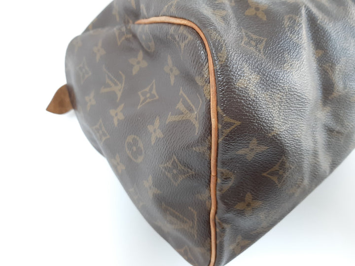 Louis Vuitton Monogram Speedy 30 M41526 Boston Bag Hand Bag VI19107