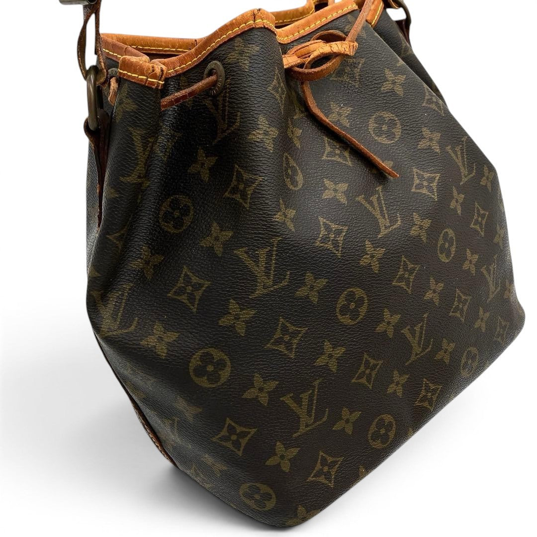 Louis Vuitton Petit Noe M42226 LV Shoulder Bag Brown Monogram PVC Women's2