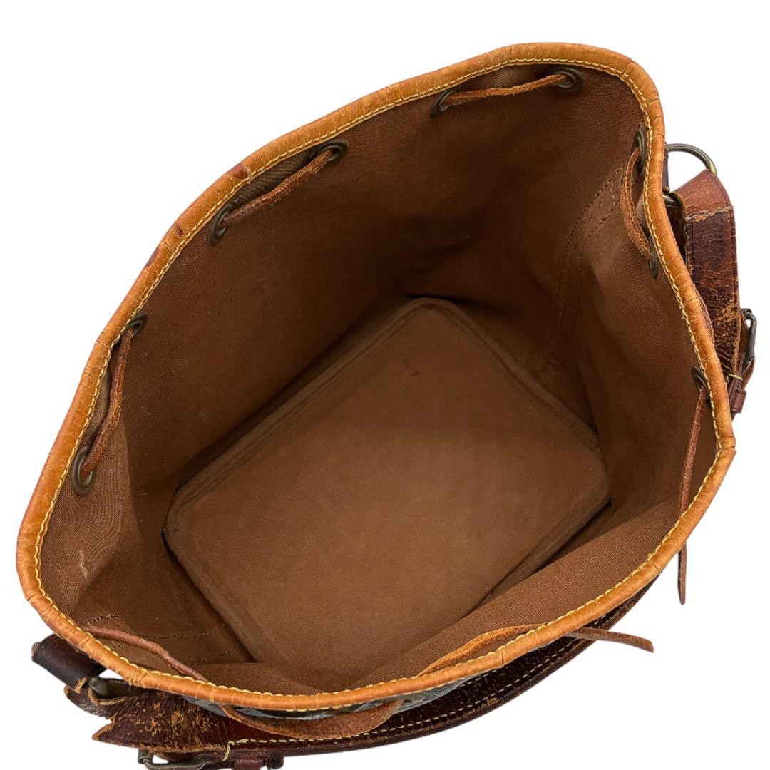 Louis Vuitton Petit Noe M42226 LV Shoulder Bag Brown Monogram PVC Women's5