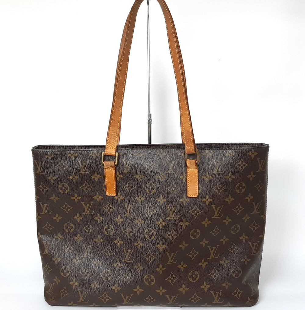 Louis Vuitton Luco Shoulder Tote Bag Monogram Leather Brown M51155 SR00211
