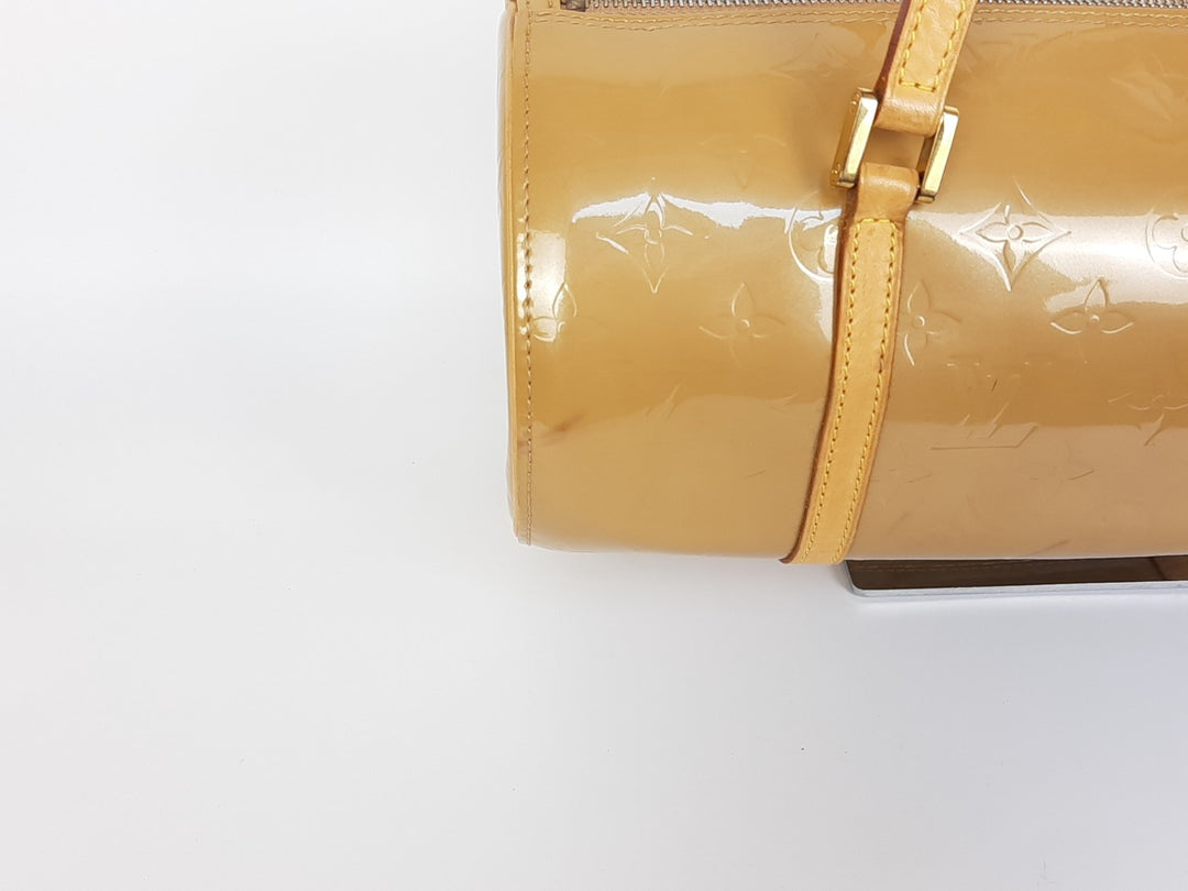 Louis Vuitton Vernis Bedford Hand Bag M91329 Vernis Monogram Brown VI00654