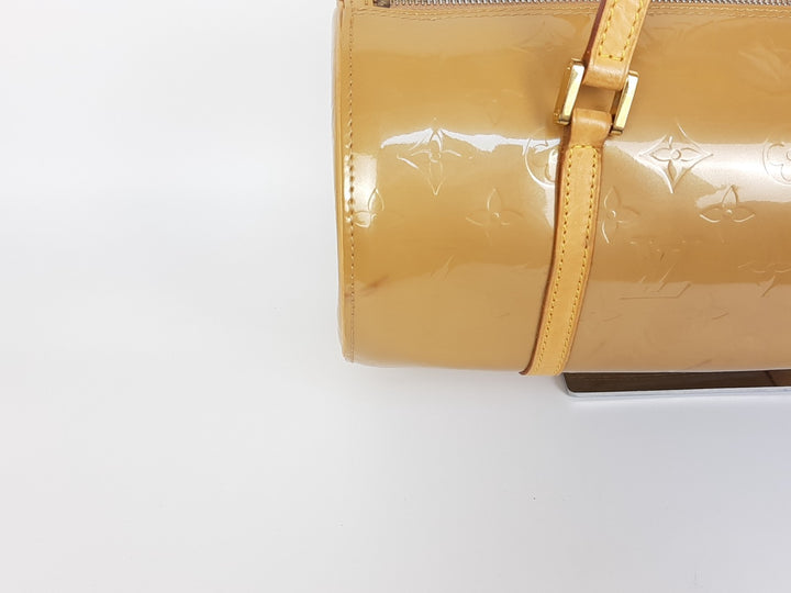Louis Vuitton Vernis Bedford Hand Bag M91329 Vernis Monogram Brown VI00654