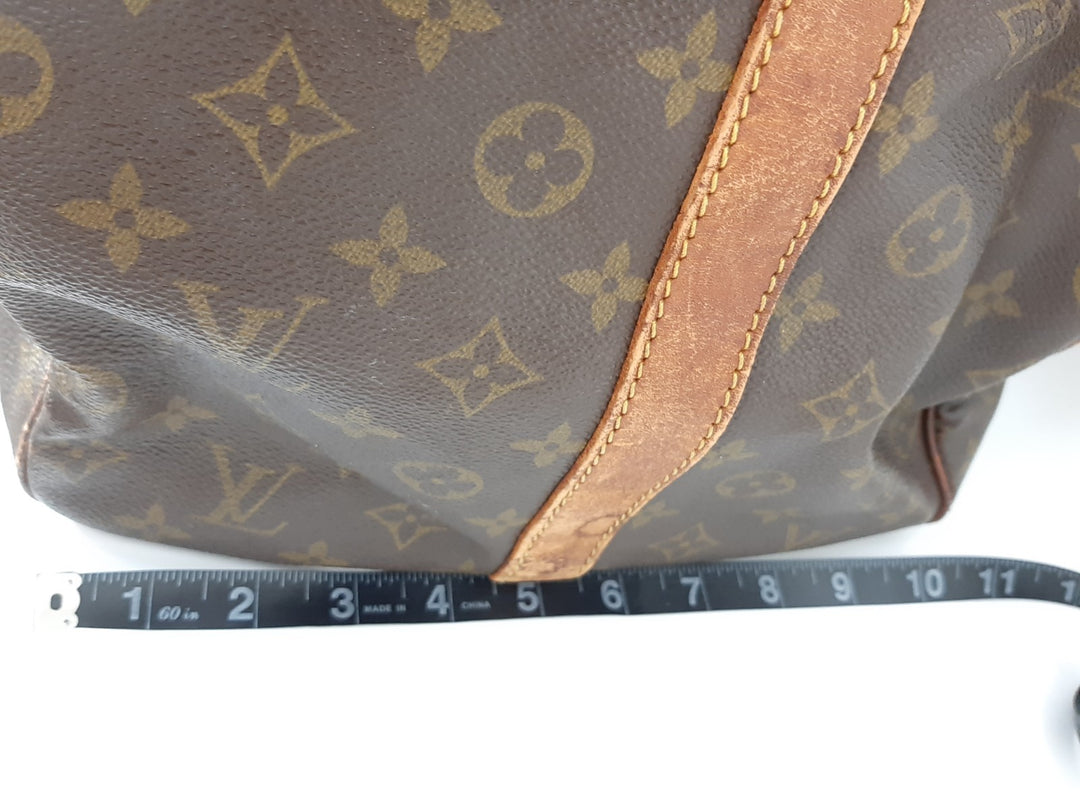 LOUIS VUITTON Monogram Keepall Bandouliere 60 Boston Bag M41412 LV Auth22