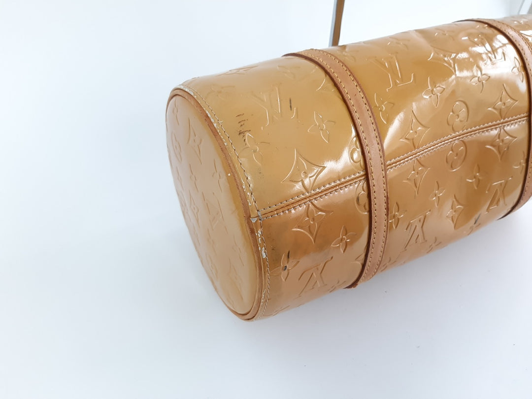 Louis Vuitton Vernis Bedford Hand Bag M91006 Vernis Monogram Yellow VI190911