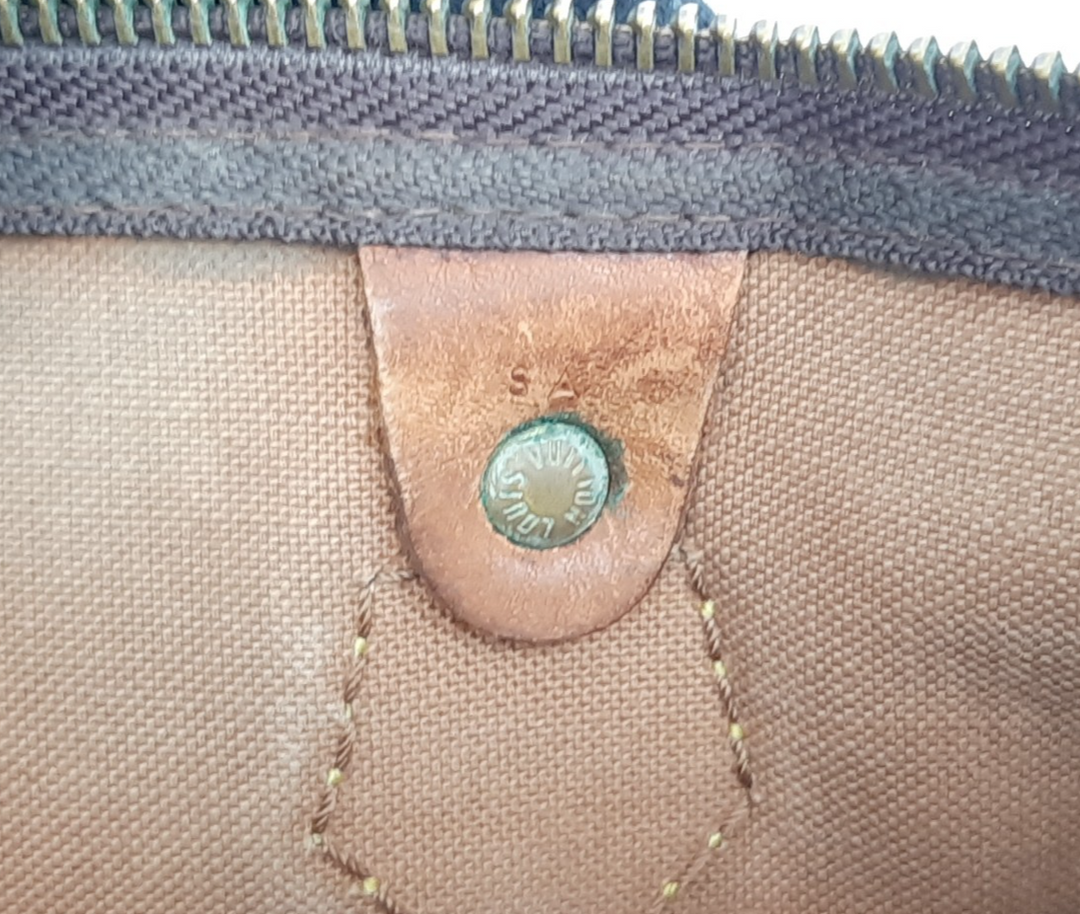Louis Vuitton Speedy 35 Monogram Boston Hand Bag Purse SA821 Padlock Key17