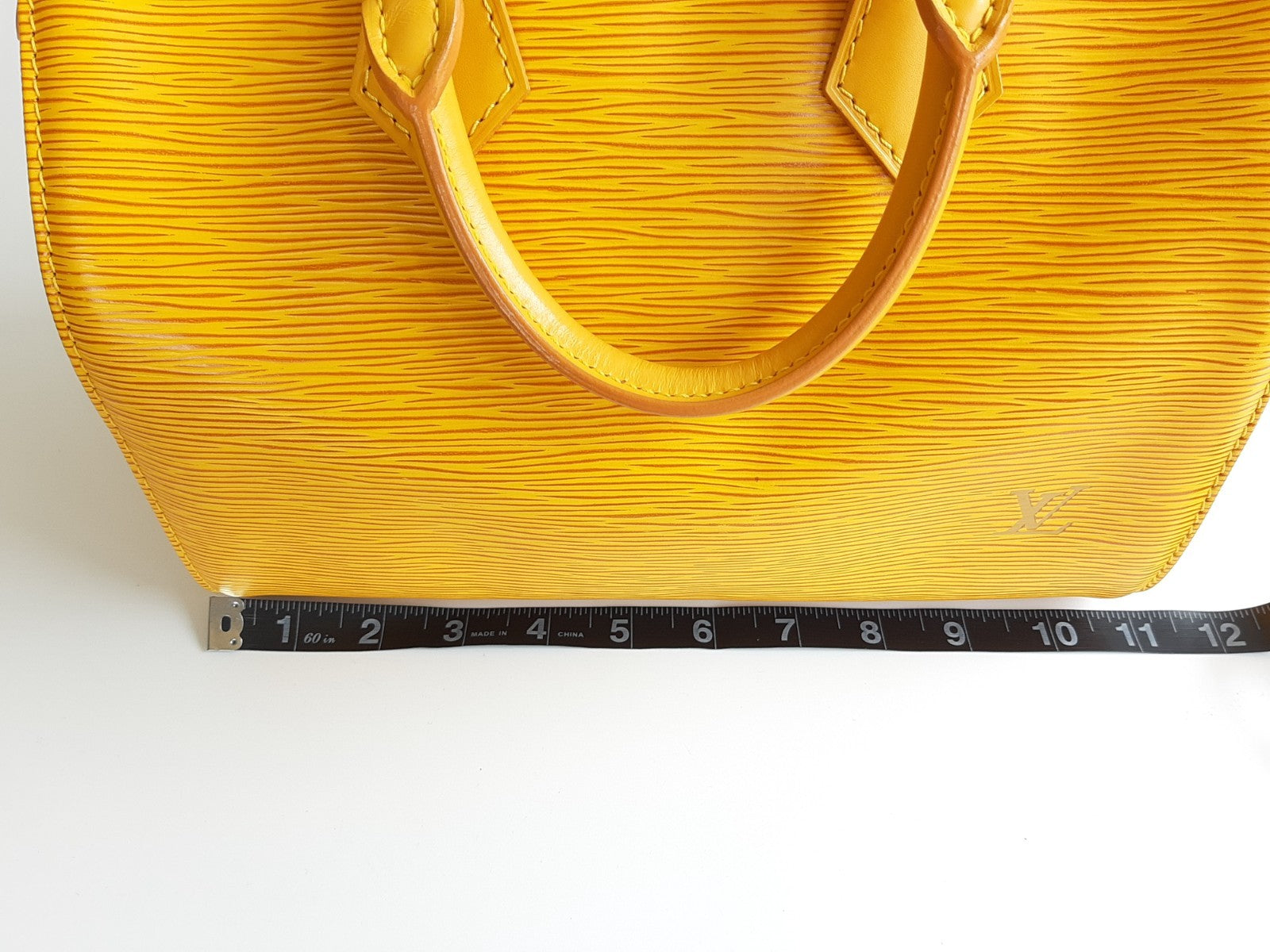Louis Vuitton Handbag Speedy 25 Epi Leather M43019 Yellow Boston