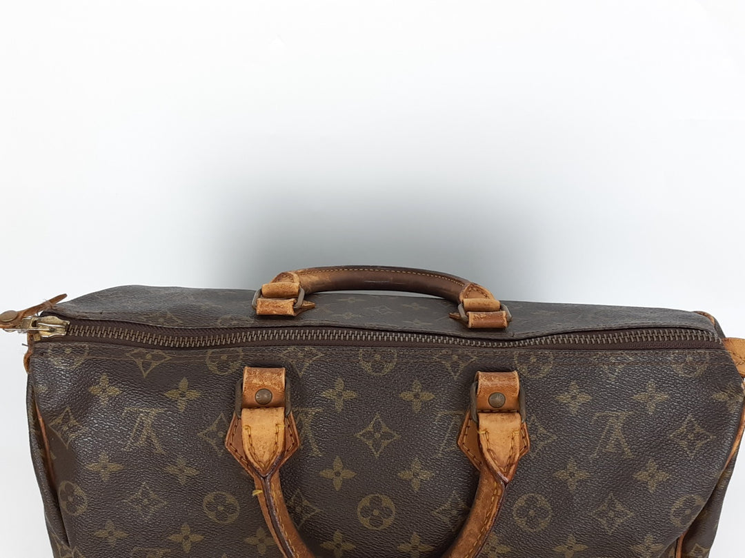 Louis Vuitton LV Hand Bag Speedy 35 M41524 Brown Monogram SA63219
