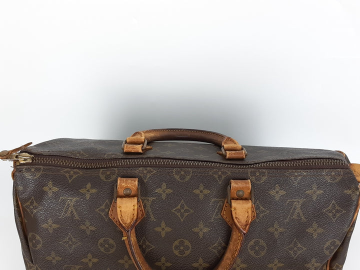 Louis Vuitton LV Hand Bag Speedy 35 M41524 Brown Monogram SA63219
