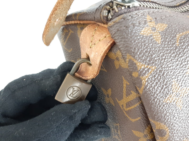 Louis Vuitton Monogram Speedy 40 M41522 Boston Hand Bag SA Padlock NO key9