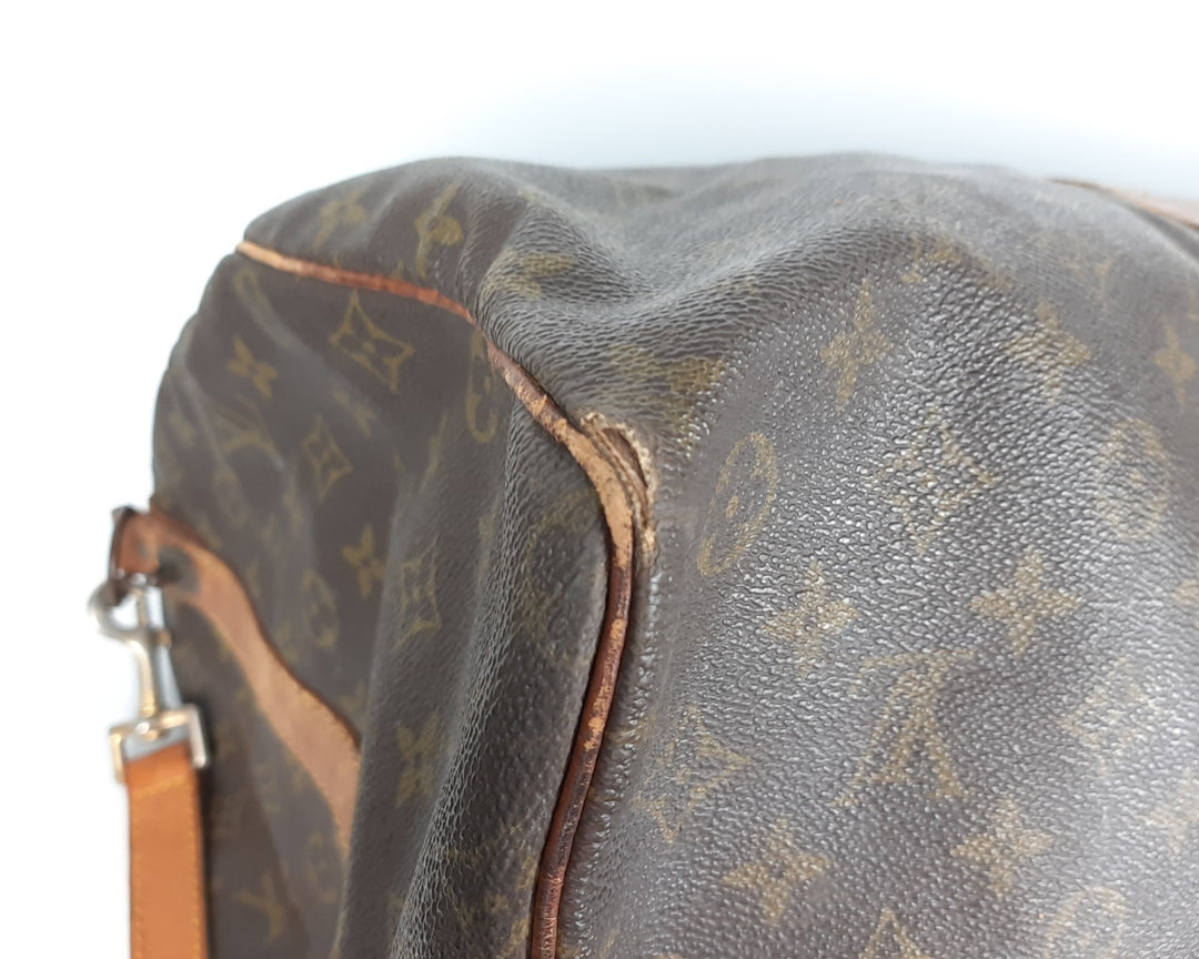 LOUIS VUITTON Monogram Keepall Bandouliere 60 Boston Bag M41412 LV Auth15