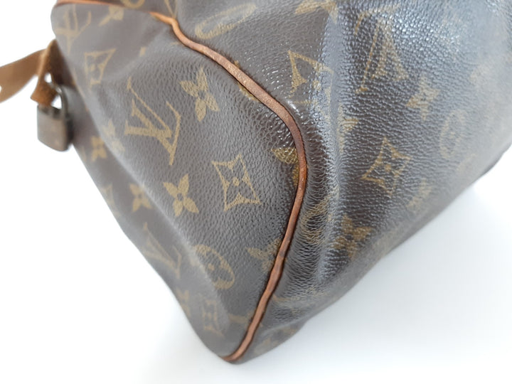 Louis Vuitton Monogram Speedy 25 M41528 Boston Bag Hand Bag MI0911 Padlock Key11