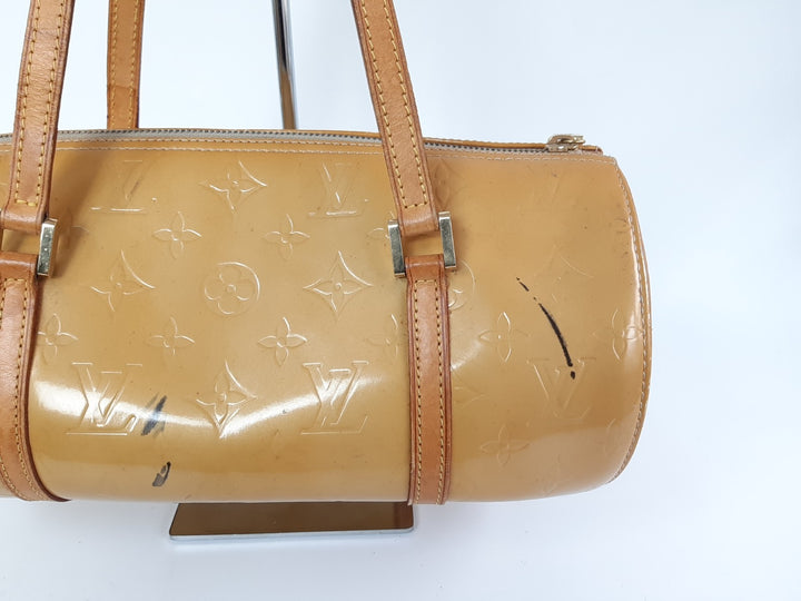 Louis Vuitton Vernis Bedford Hand Bag M91006 Vernis Monogram Yellow TH19287
