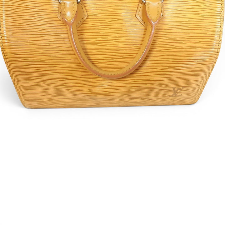 Louis Vuitton Handbag Speedy 25 Epi Leather M43019 Yellow Boston VI1914 Padlock15