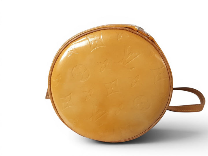 Louis Vuitton Vernis Bedford Hand Bag M91006 Vernis Monogram Yellow Louis TH19184