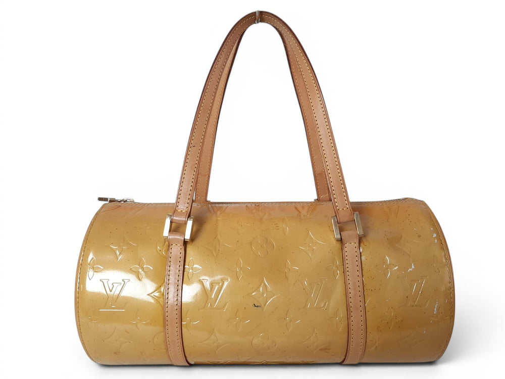 Louis Vuitton Vernis Bedford Hand Bag M91006 Vernis Monogram Yellow Louis VI19191
