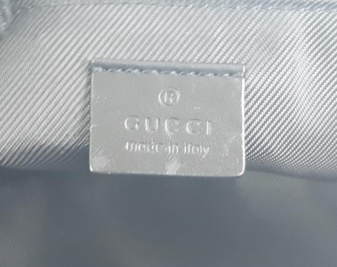 Gucci Bag Accessory Pouch Purse GG Canvas Black Silver Hardware8