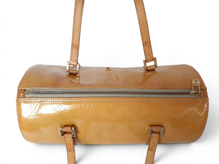 Louis Vuitton Vernis Bedford Hand Bag M91006 Vernis Monogram Yellow Louis TH19189